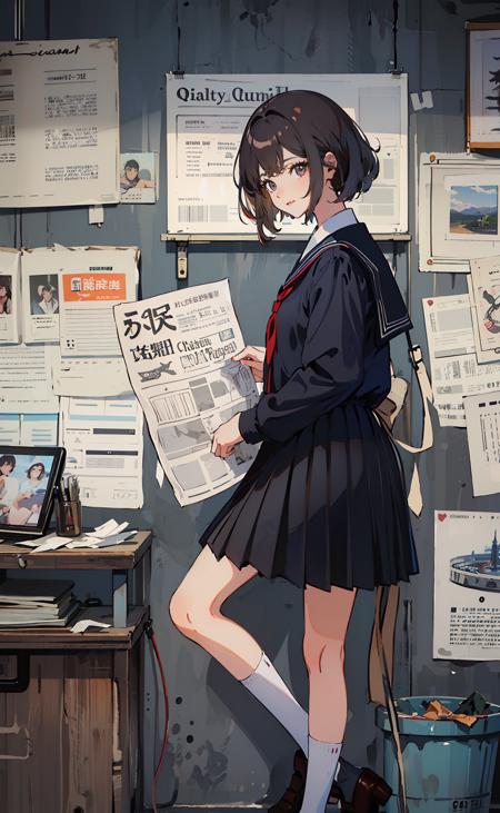 02692-3458358782-(masterpiece,top quality,best quality,official art,beautiful and aesthetic_1.2),_1girl,newspaper background, ,(jk_style,jk,schoo.png